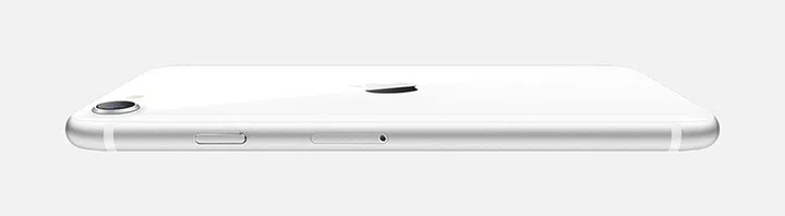 The new iPhone SE in white. (Image source: Apple)