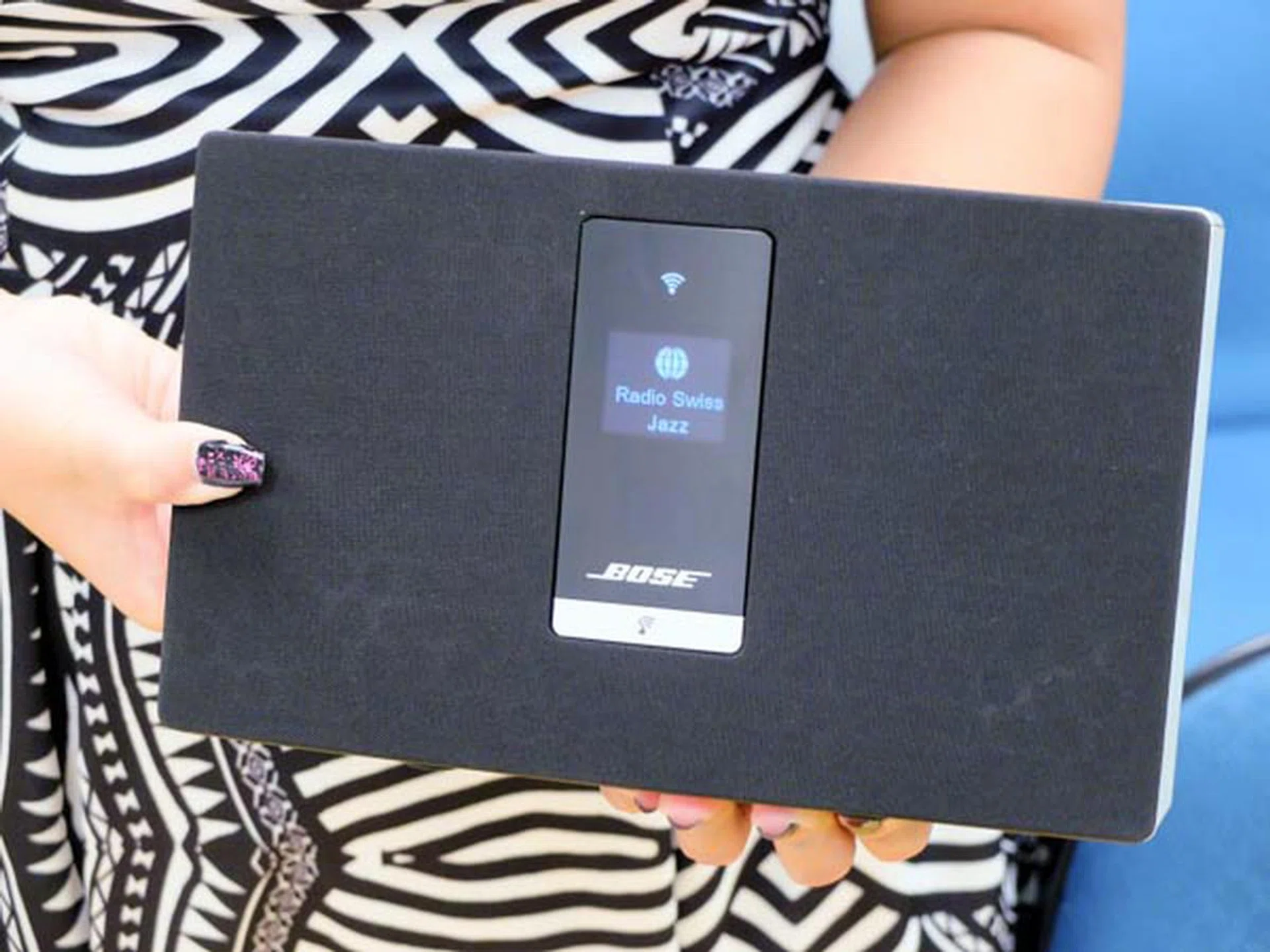 The smallest of them, the SoundTouch Portable, is compact enough to to be hand-held. It weighs about 1.45kg.