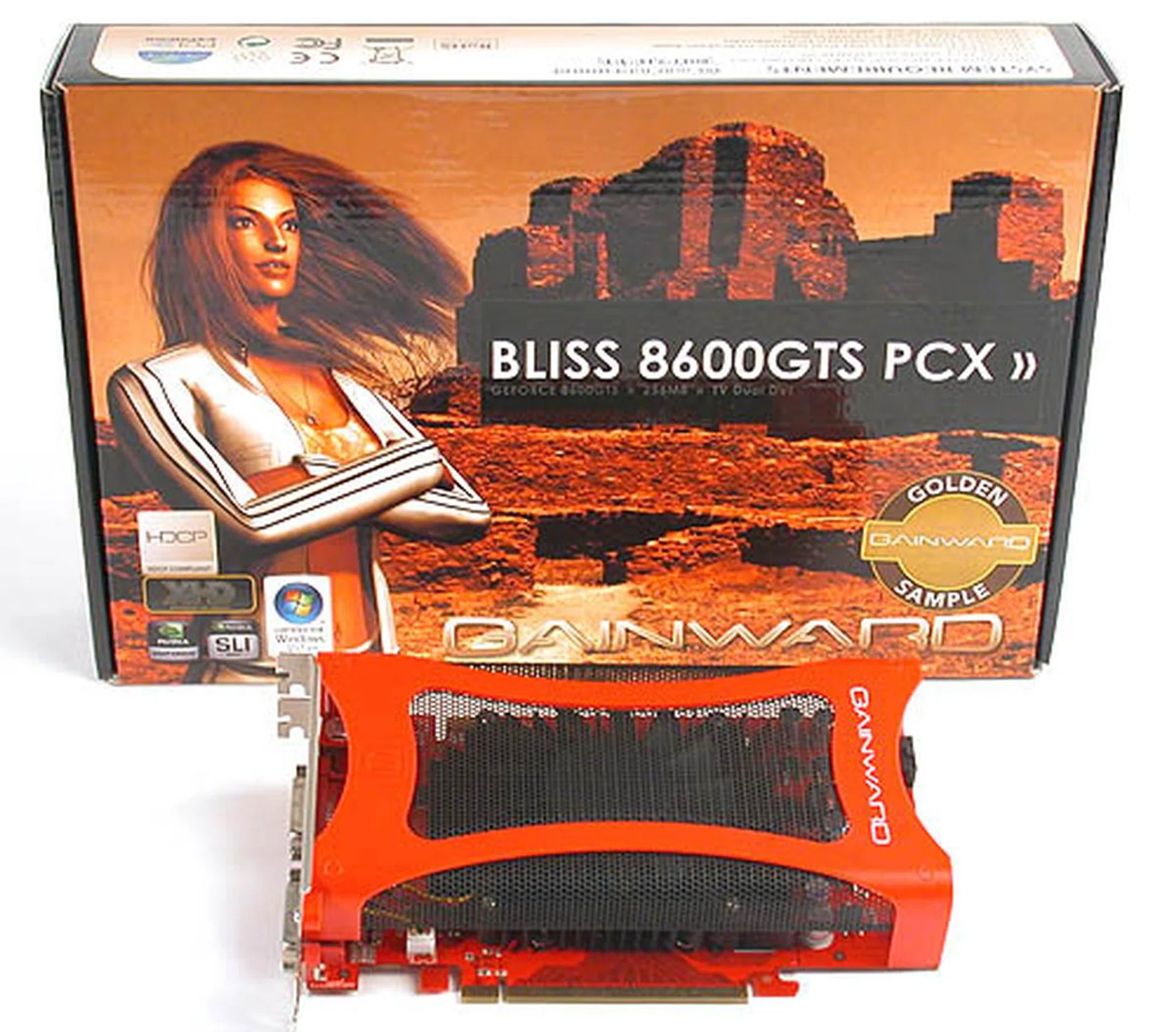 It's a Golden Sample card so expectations are higher for this GeForce 8600 GTS from Gainward.