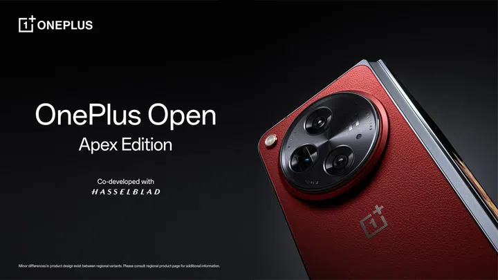OnePlus Open Apex Edition. Image: OnePlus.
