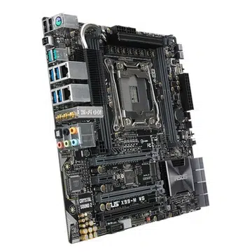 ASUS says that the X99M-WS is the world's most powerful micro-ATX board. (Image Source: ASUS)