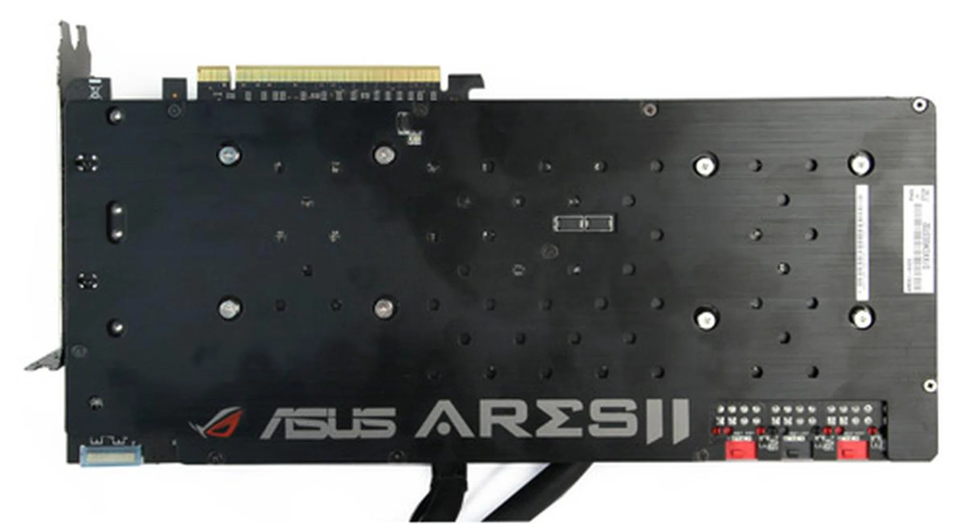 A backplate protects the custom PCB and acts as a heat spreader.