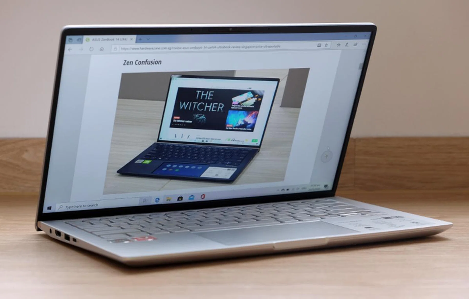 The new ZenBook 14 UM425 is a spec-bump update of the ZenBook 14 UM433 that is pictured here.