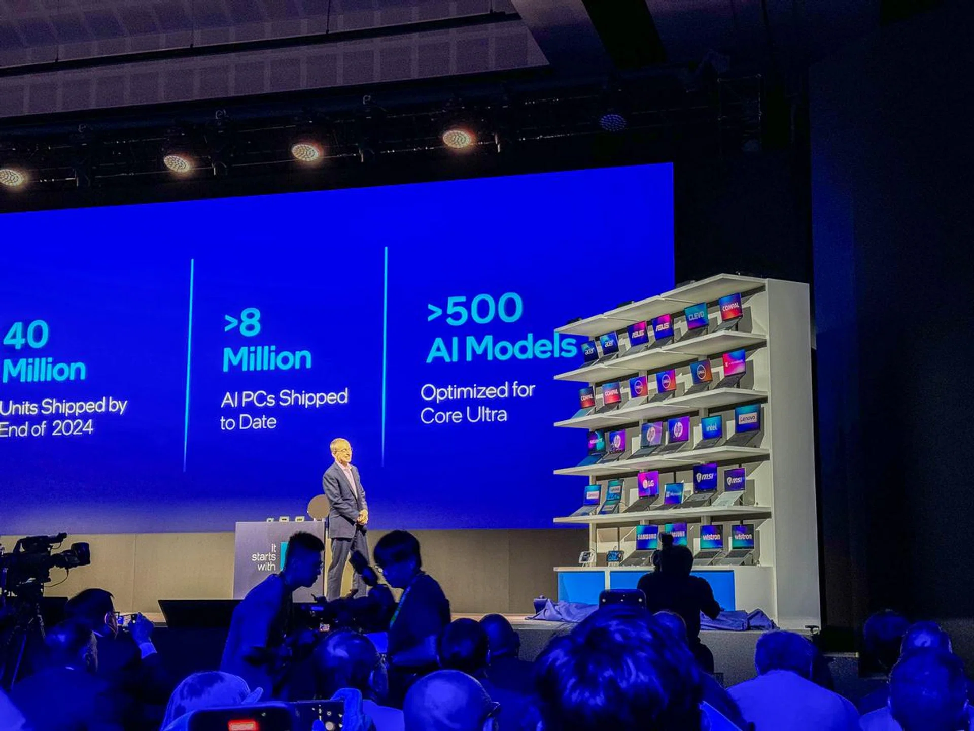 Intel says customers can expect to see more than 80 notebook designs from more than 20 makers when Lunar Lake launches later this year.