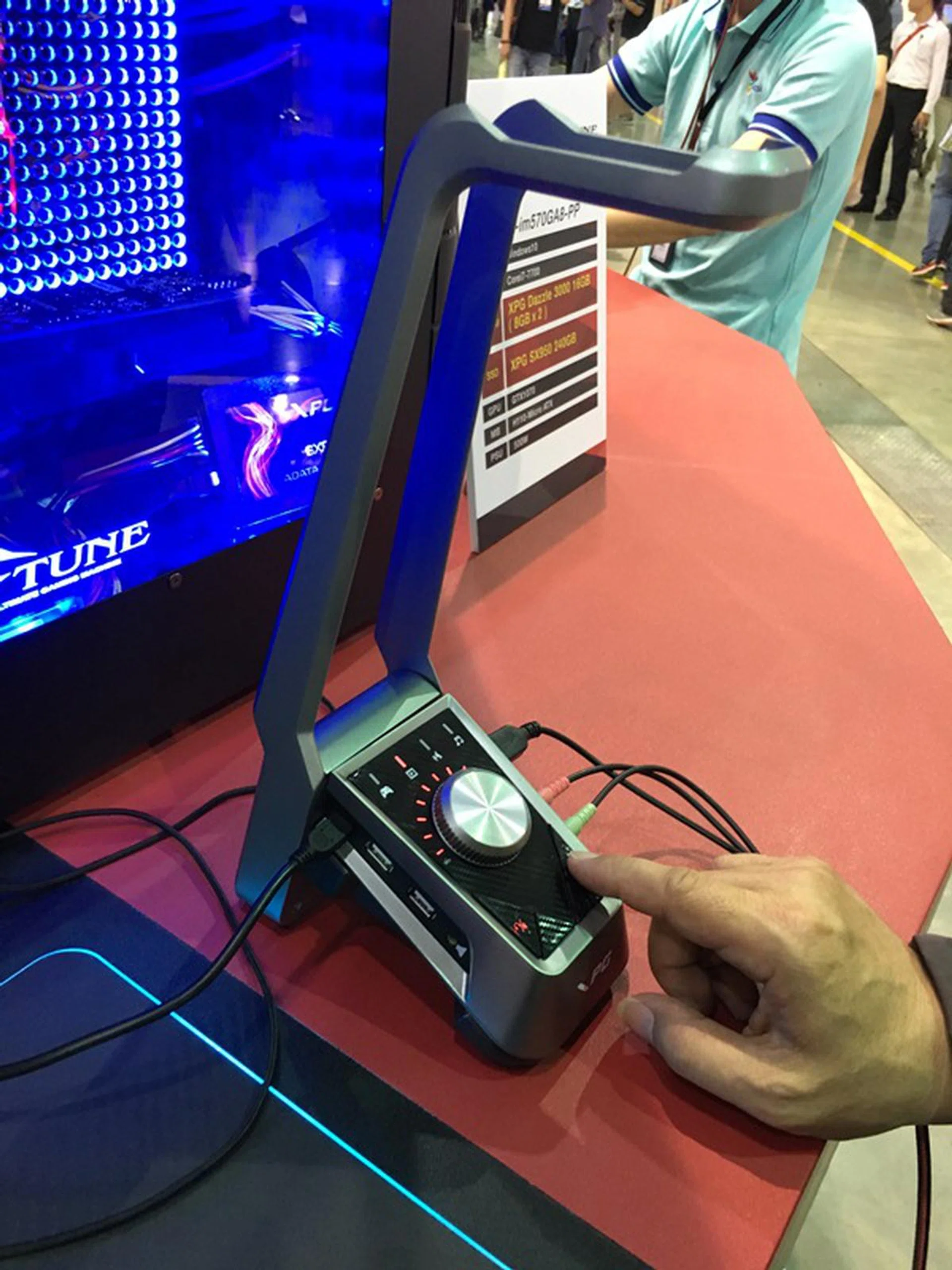 adata, computex 2017, adata robot, ibotn, xpg sx950, solid state drive, xpg, gammix s10, gammix sx8000, ddr4, memory modules, ssd, headphones, headset