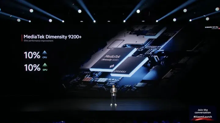 Xiaomi 13T Pro uses the MediaTek Dimensity 9200+ for its processing prowess.