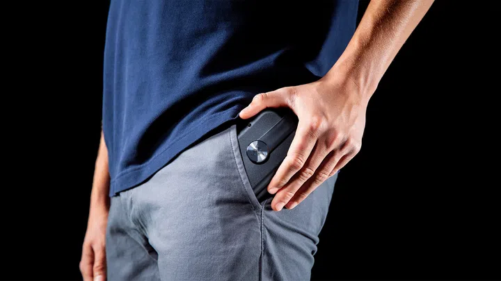 Razer Prio in a pocket