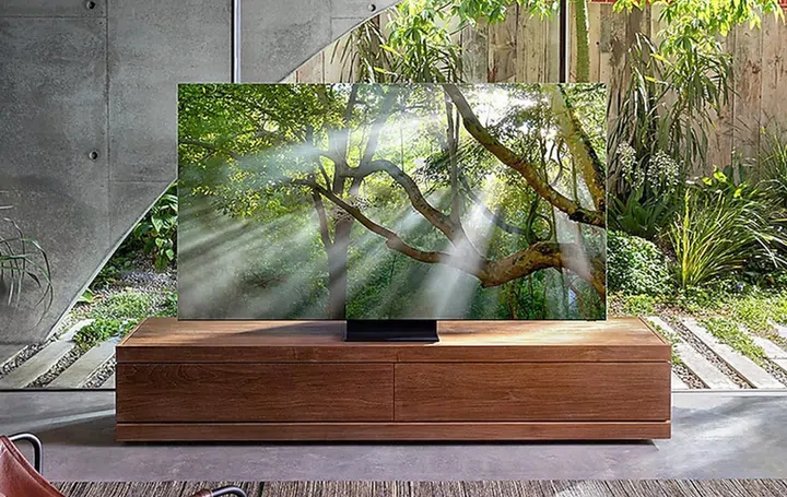 The Q950T is Samsung's flagship QLED 8K TV for 2020. (Image: Samsung.)