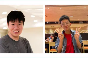From left: Vincent Neo and Zerui Wang. Photo: Apple