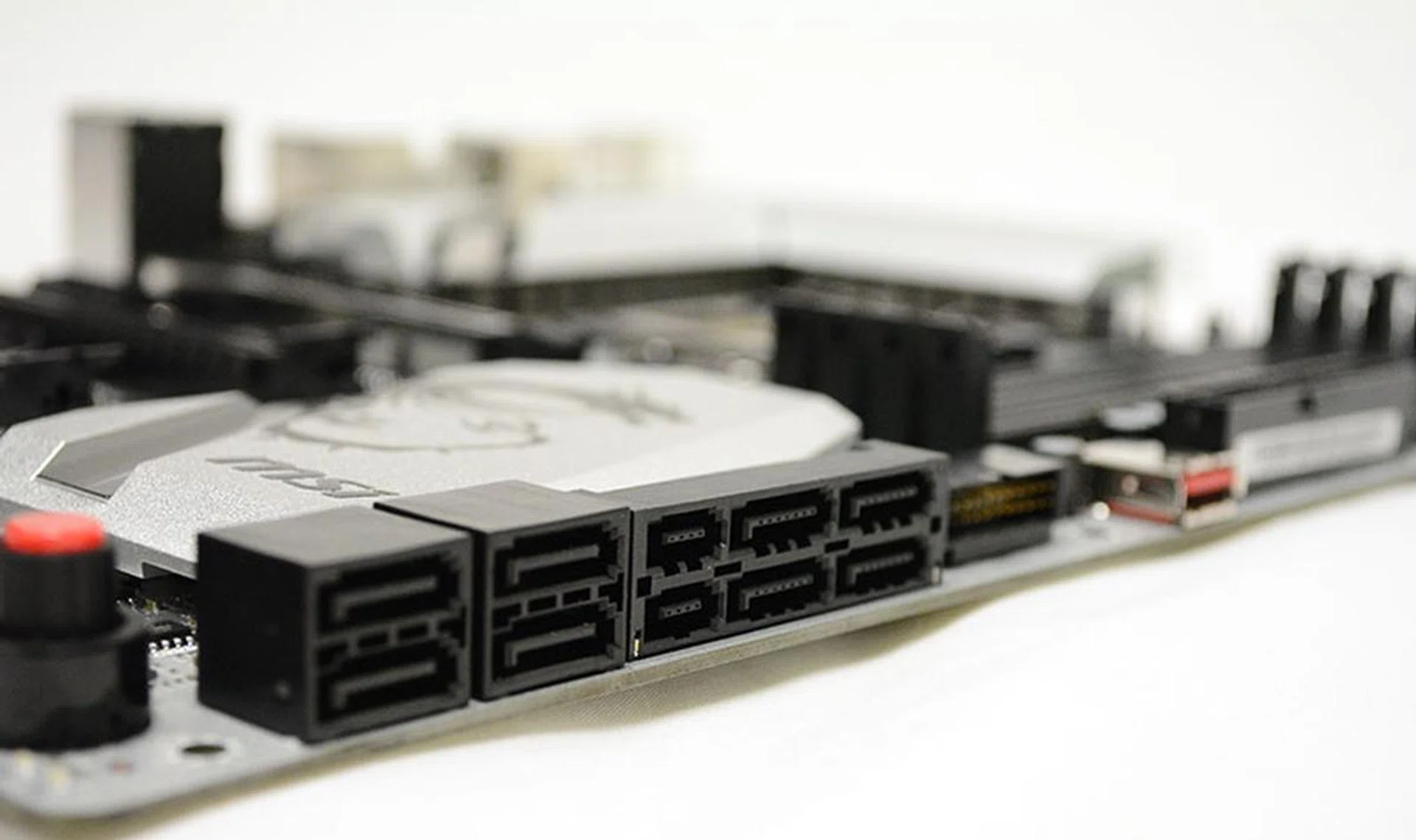 The board has a total of eight SATA 6Gbps ports and two SATA Express ports.