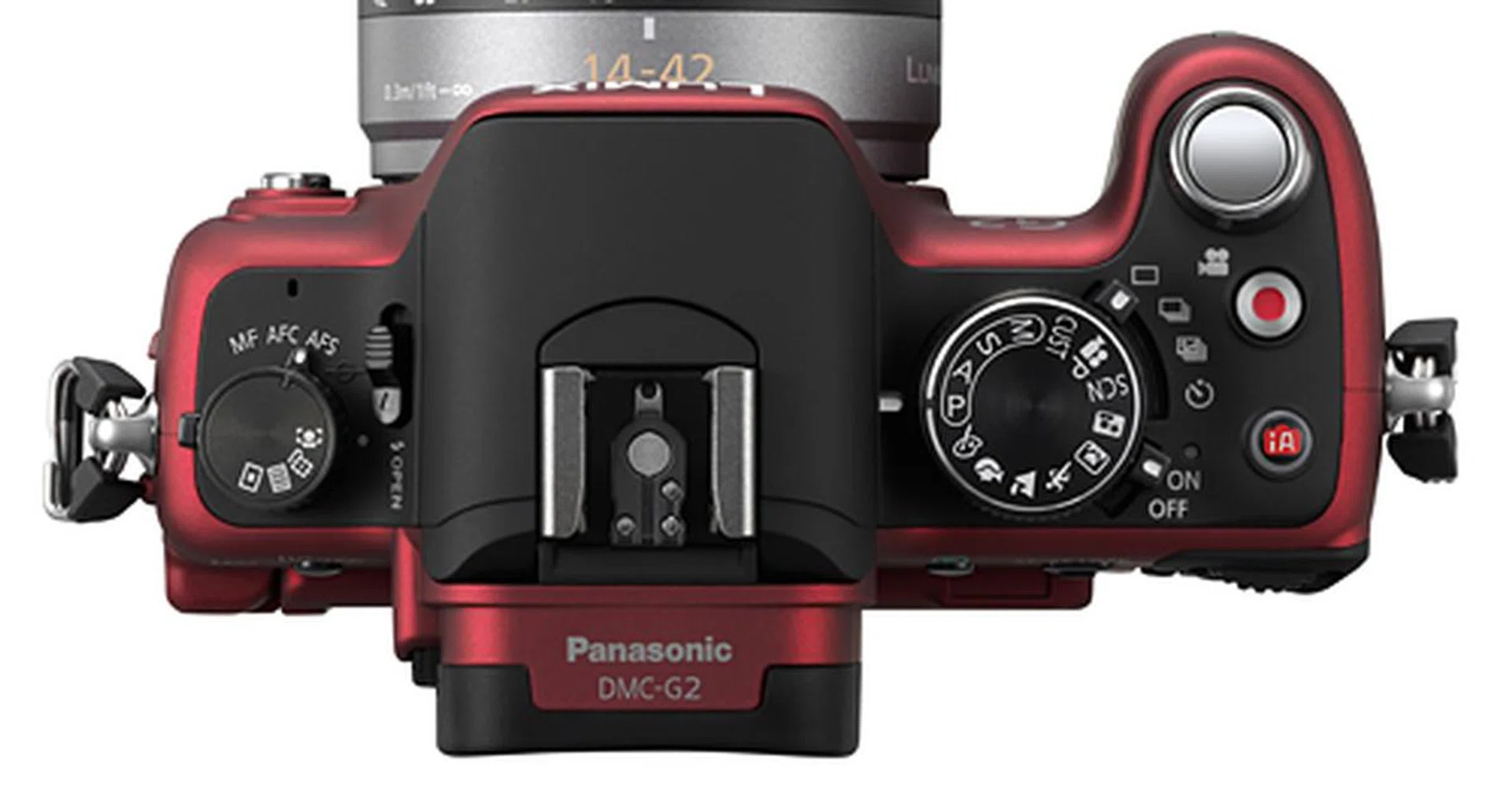 Here's a stock image of the G2 top plate. Many more controls were physically available, most of which have been stripped away in the G3.