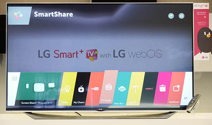 LG is set to debut new smart TVs running WebOS 2.0 at the upcoming CES. (Image source: LG.)