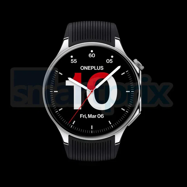 Purported render of the OnePlus Watch 3 with a rotary dial. Photo: smartprix