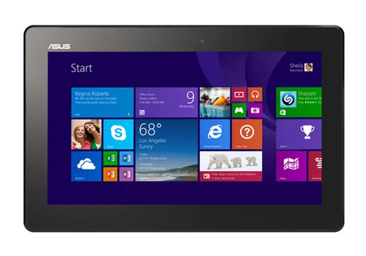 The Asus Transformer Book T100 weighs 550g without the dock, and can be used as a standalone Windows tablet