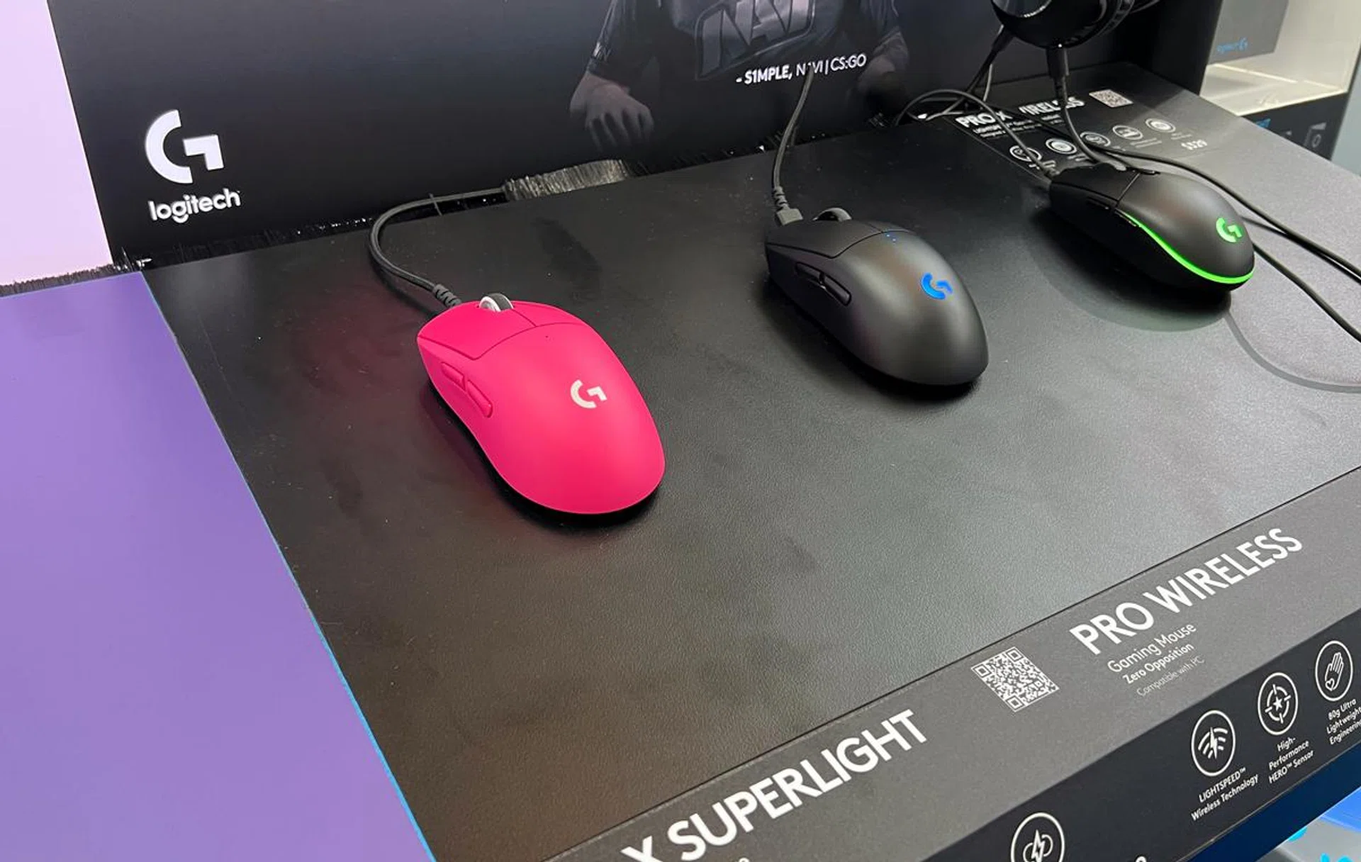 Logitech G Pro X Superlight.