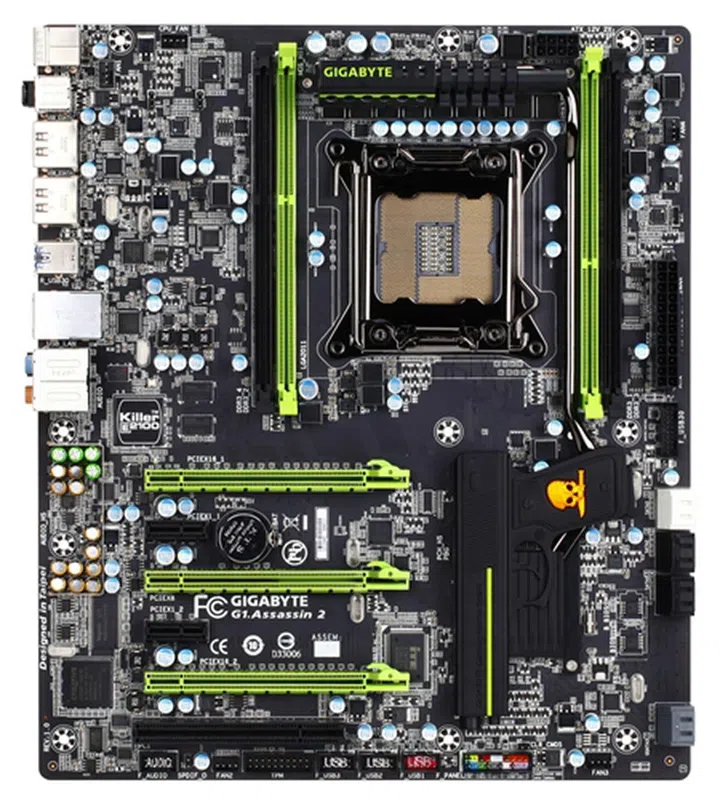 It is green and black and it packs a piece - the G1.Assassin 2!