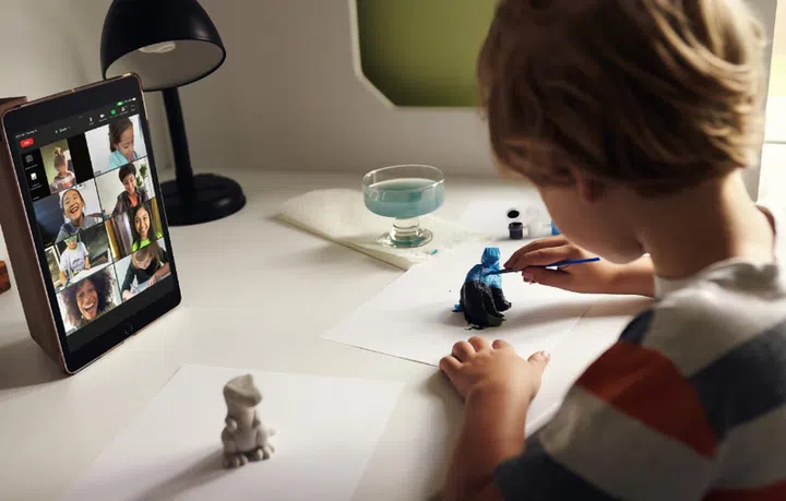 You can do a lot more with the new iPad. Image source: Apple.
