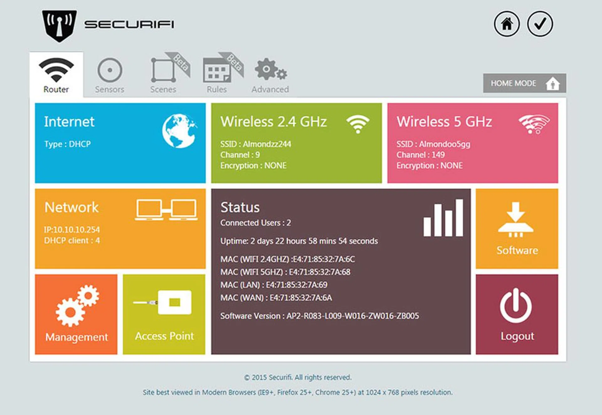 The Almond+ router's web setup interface is colorful and easy to use. However, the router is missing some important features found in rivals like parental controls and cloud storage functionality.