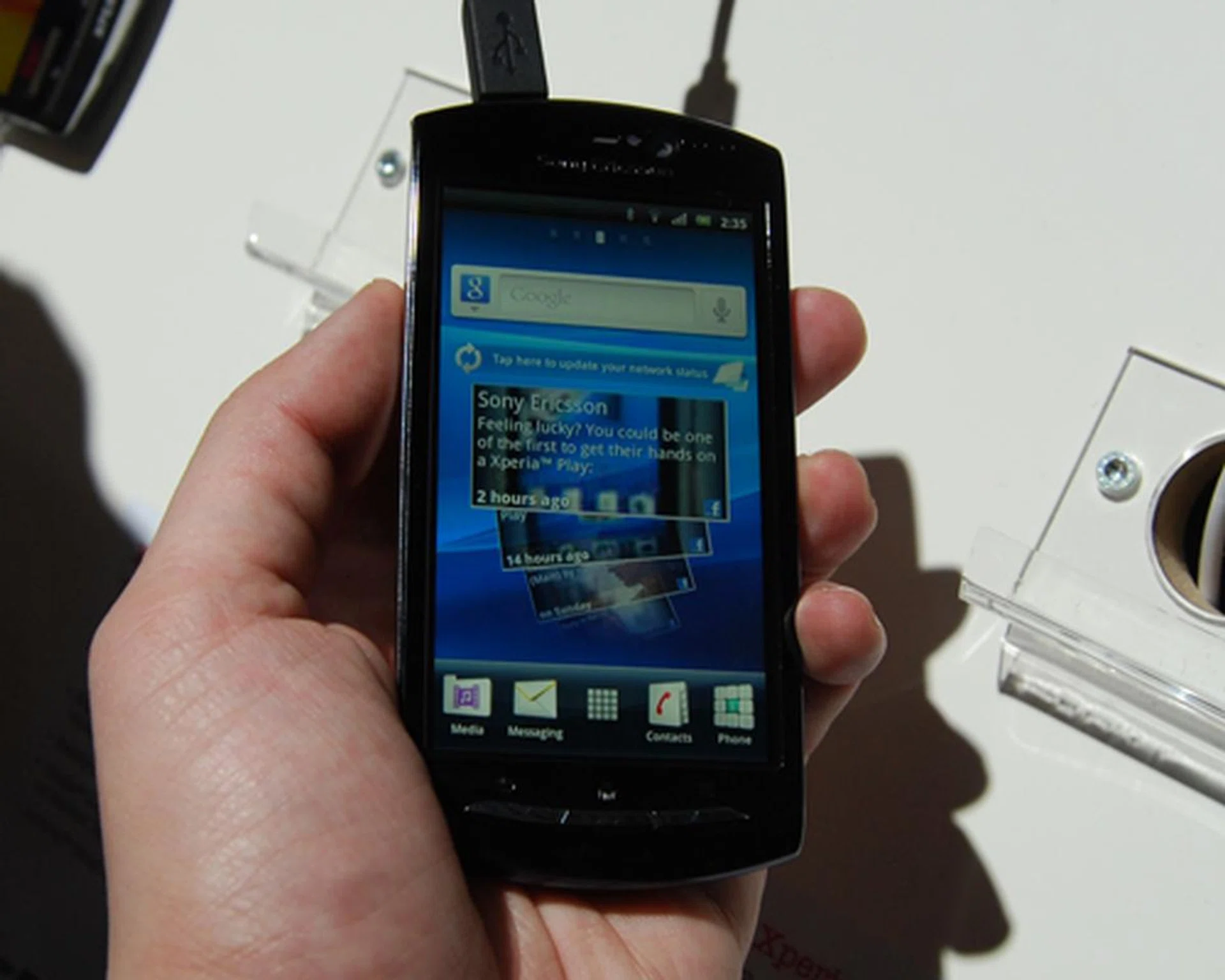 The Xperia Neo's more modest 3.7-inch display is a better fit for those who value compactness over features.