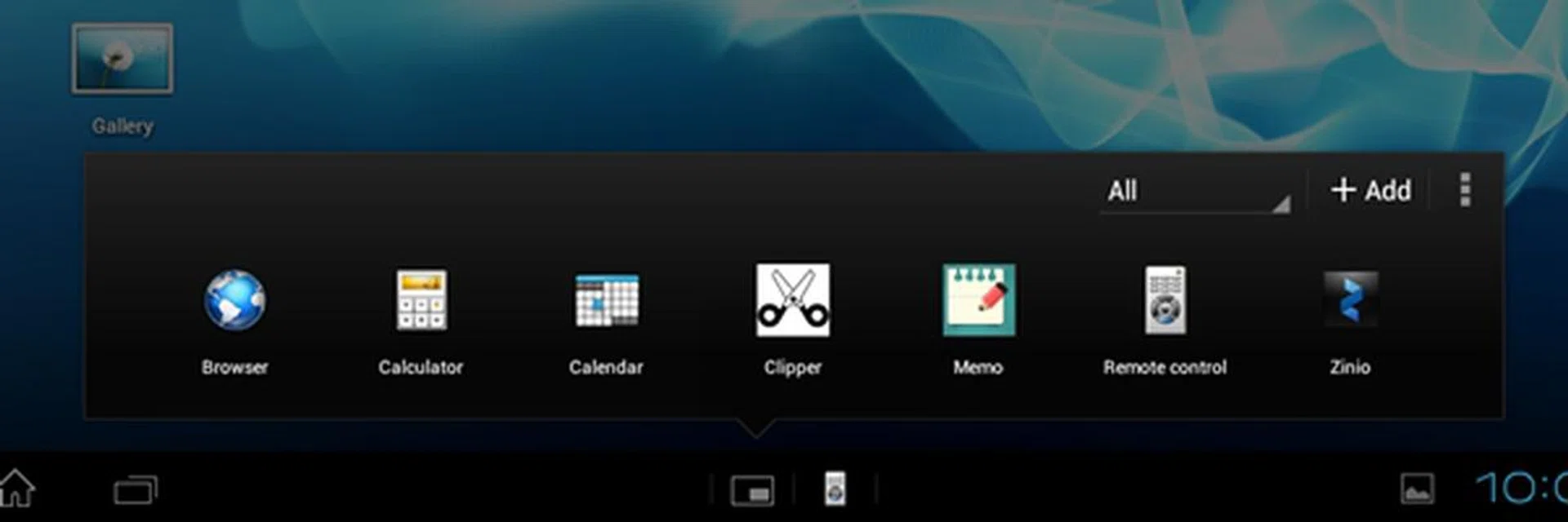 Sony brings multitasking to the next level on the Xperia Tablet S via the Small Apps feature,