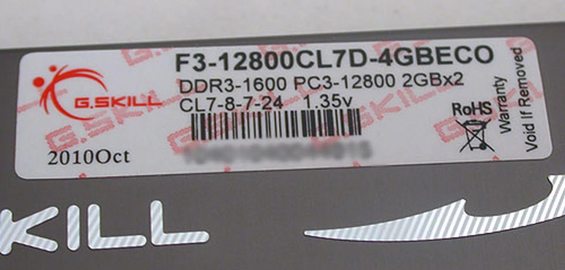 The latencies on this memory module were quite competitive for its 'low voltage' support.