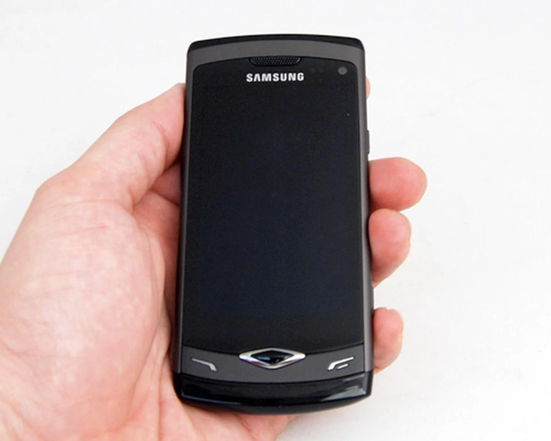 The Samsung S8500 Wave smartphone.