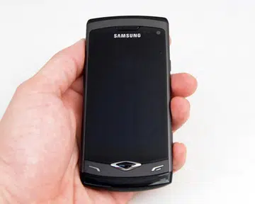 The Samsung S8500 Wave smartphone.