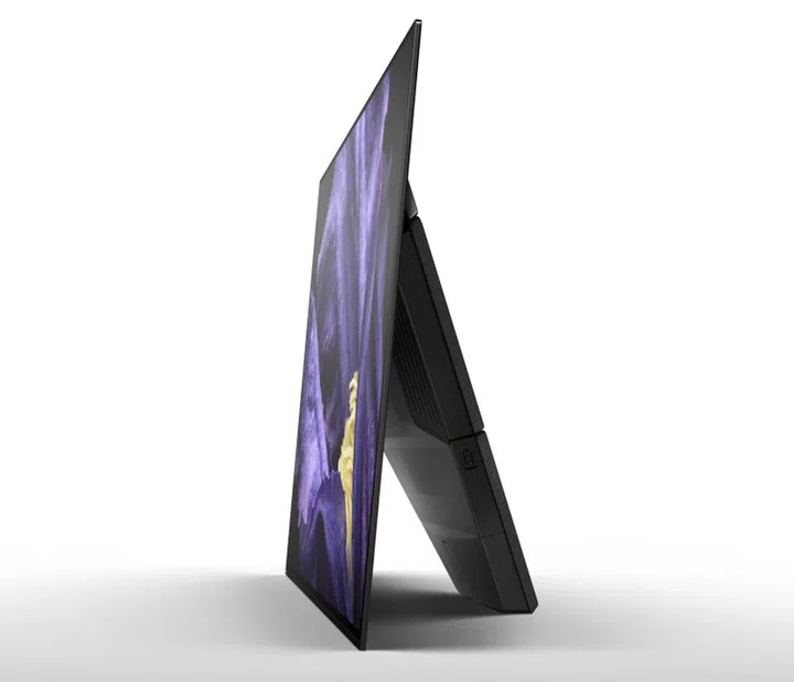 Note that the design ID of the A9F is similar to the A1E rather than the A8F. Also, it has improved the stand to accomodate dual side-firing woofers instead of the single back firing one on the A1E.