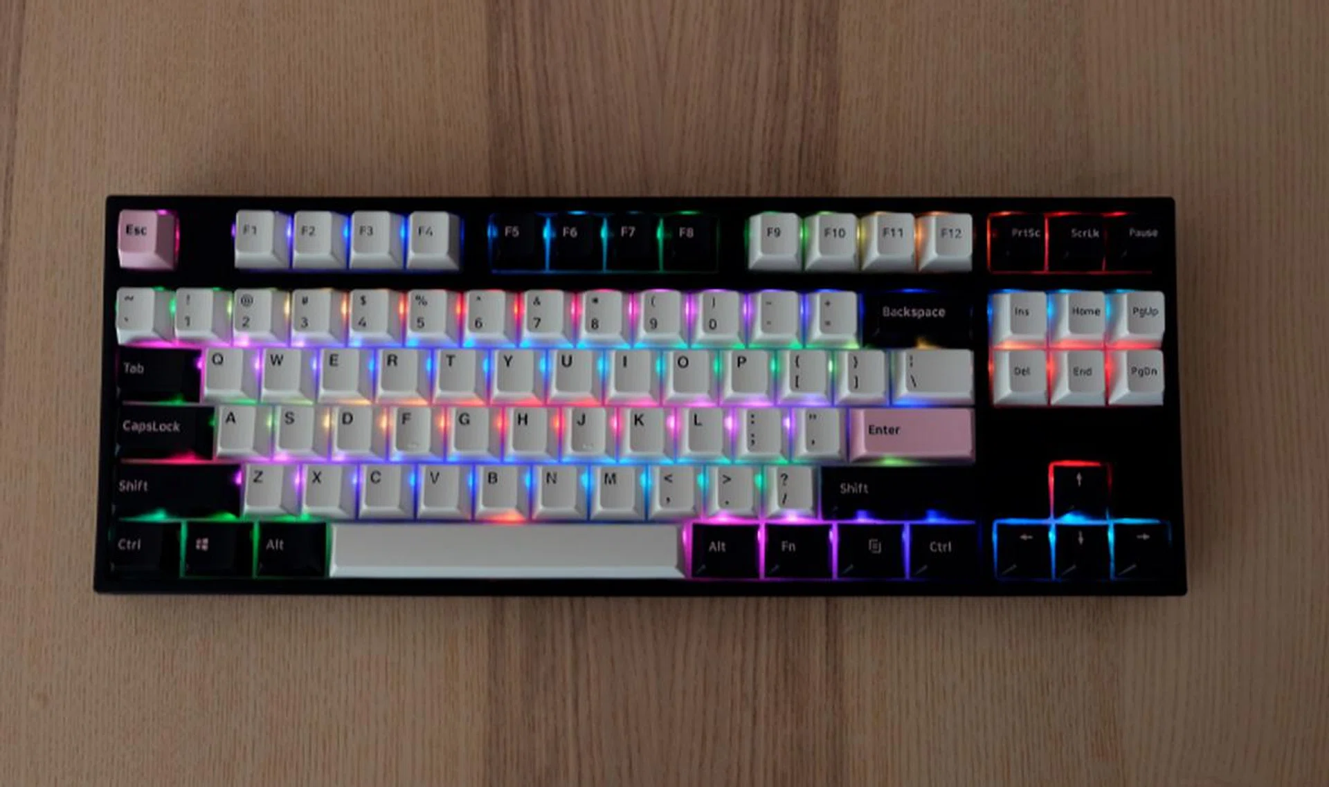 There's RGB lighting but it isn't highly customisable.