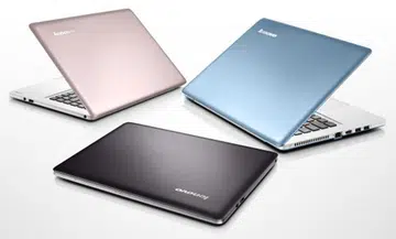 The U310 Ultrabook will come in three different colors: lavender, blue and black.