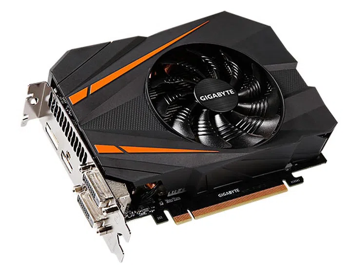 Gigabyte GeForce GTX 1070 Mini ITX OC Edition. (Image Source: Gigabyte)