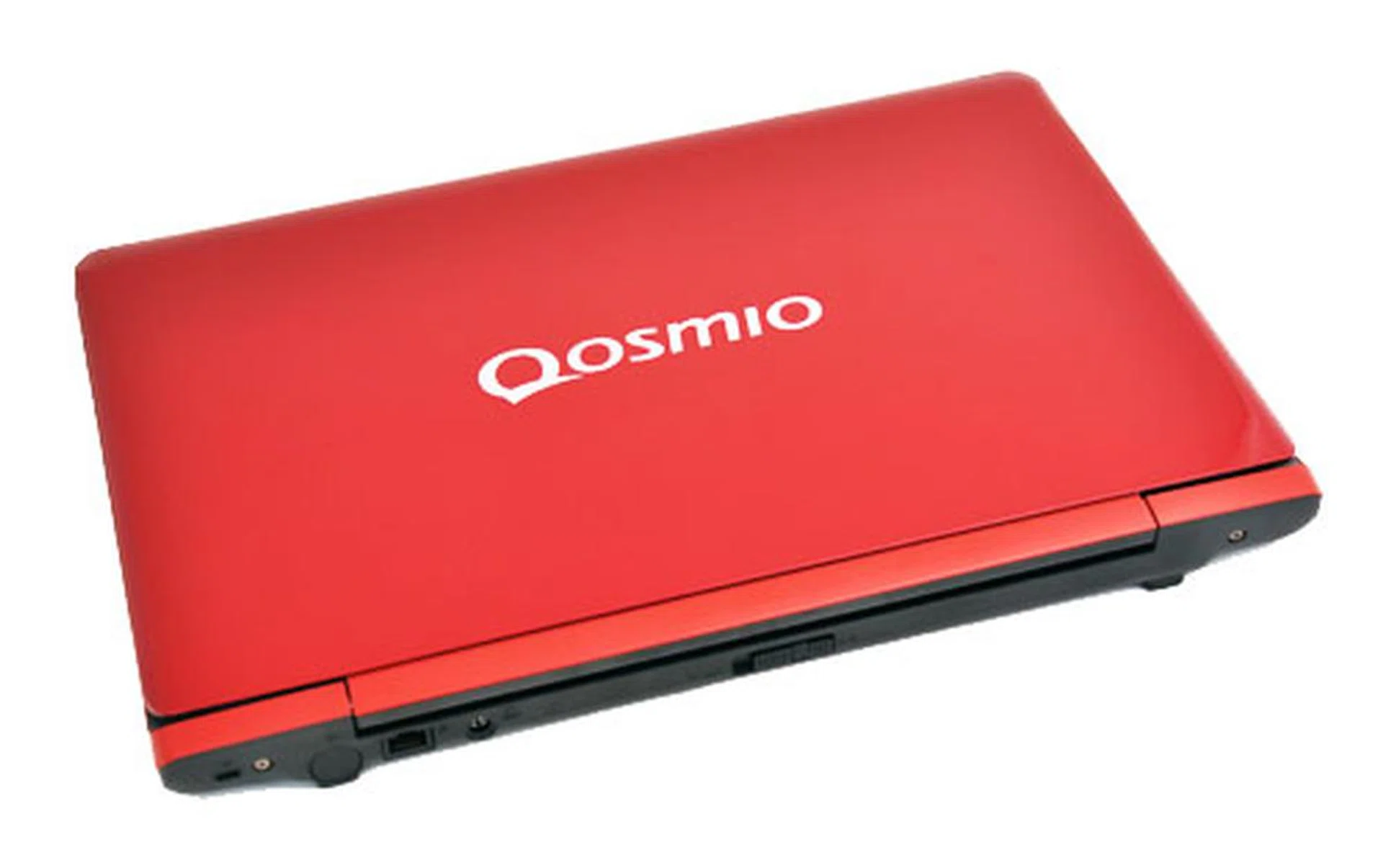 Pretty in red and raring to go is the Toshiba QOSMIO F60.
