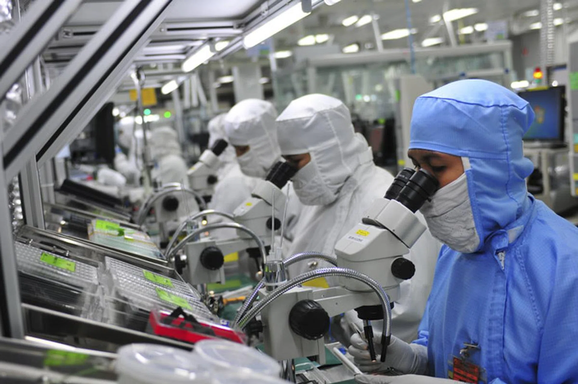 Microscopes are used where extra precision is required.