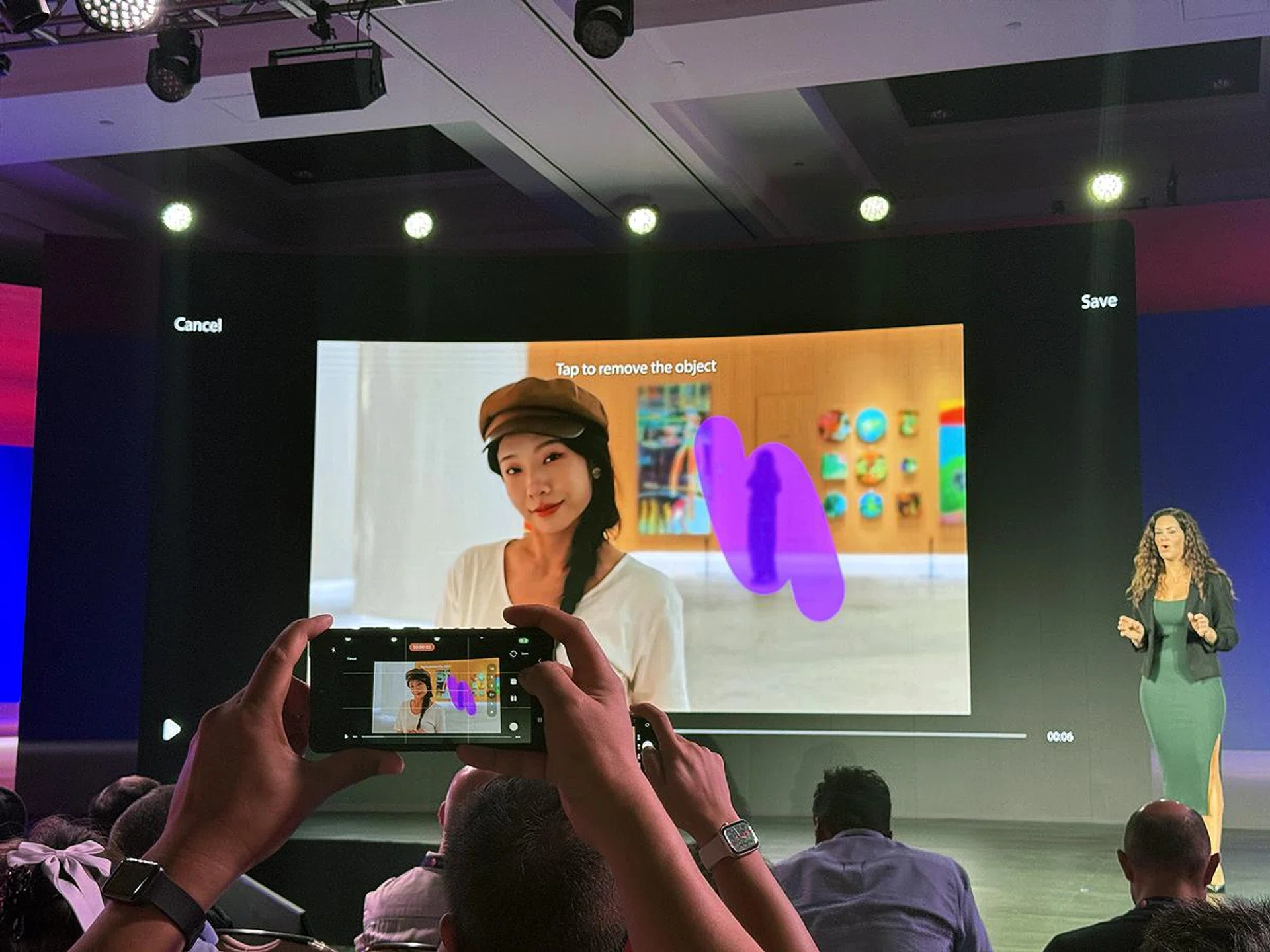 Built-in, on-device object eraser for video clips (by ArcSoft) so that you don't have to rely on cloud AI. Photo: HWZ.