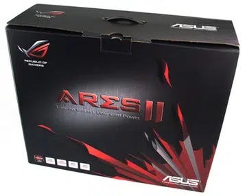 The packaging for the ROG ARES II is huge!