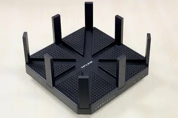 Say hi to 802.11ad. The TP-Link Talon AD7200 offers data transfer rates of up to 7200Mbps thanks to this new wireless standard.