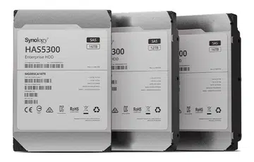 The HAS5300 drives are SAS based. Image courtesy of Synology.  