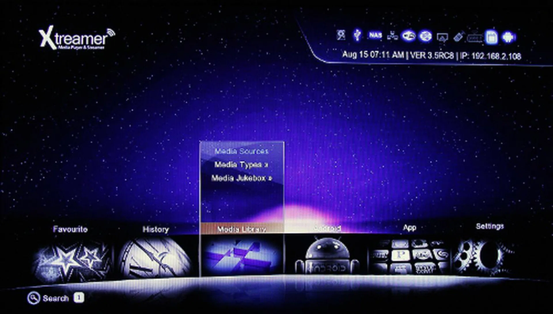 The Media Library tab is where you will spend your time the most; you can access your media files here.