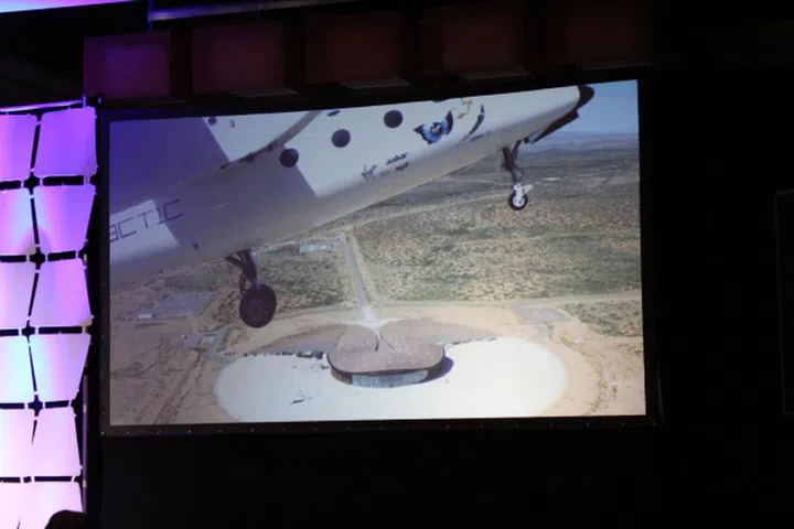 Not exactly what you were expecting when we said space port, is it? Expected or not, that's what Virgin Galactic's space port looks like now.