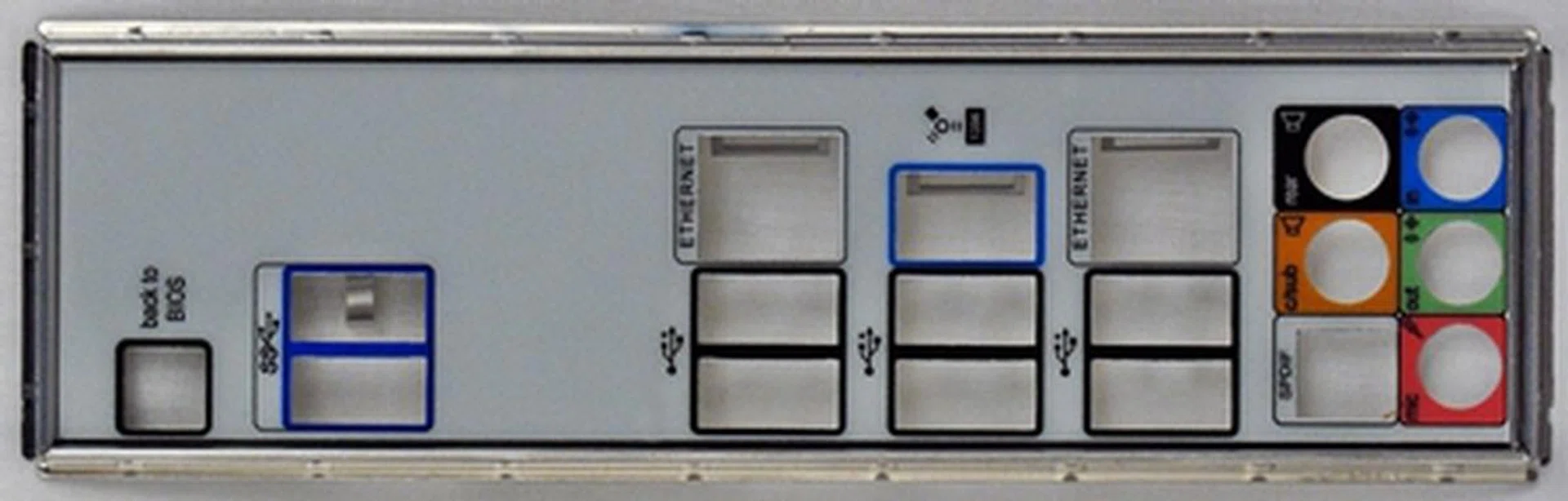 After a cursory examination of the motherboard chassis back-plate, we found no answers to fill the gap.