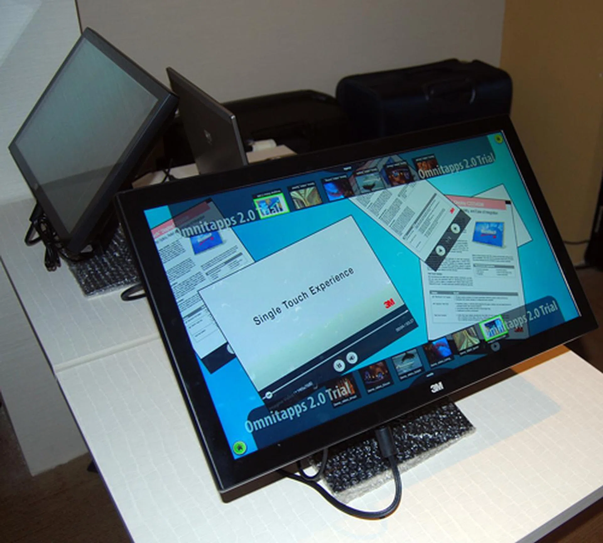 The 18.5-inch M1866PW and the 21.5-inch M2167PW are two new additions to 3M's Multi-Touch Monitor range. They both use capacitive touch to receive input.