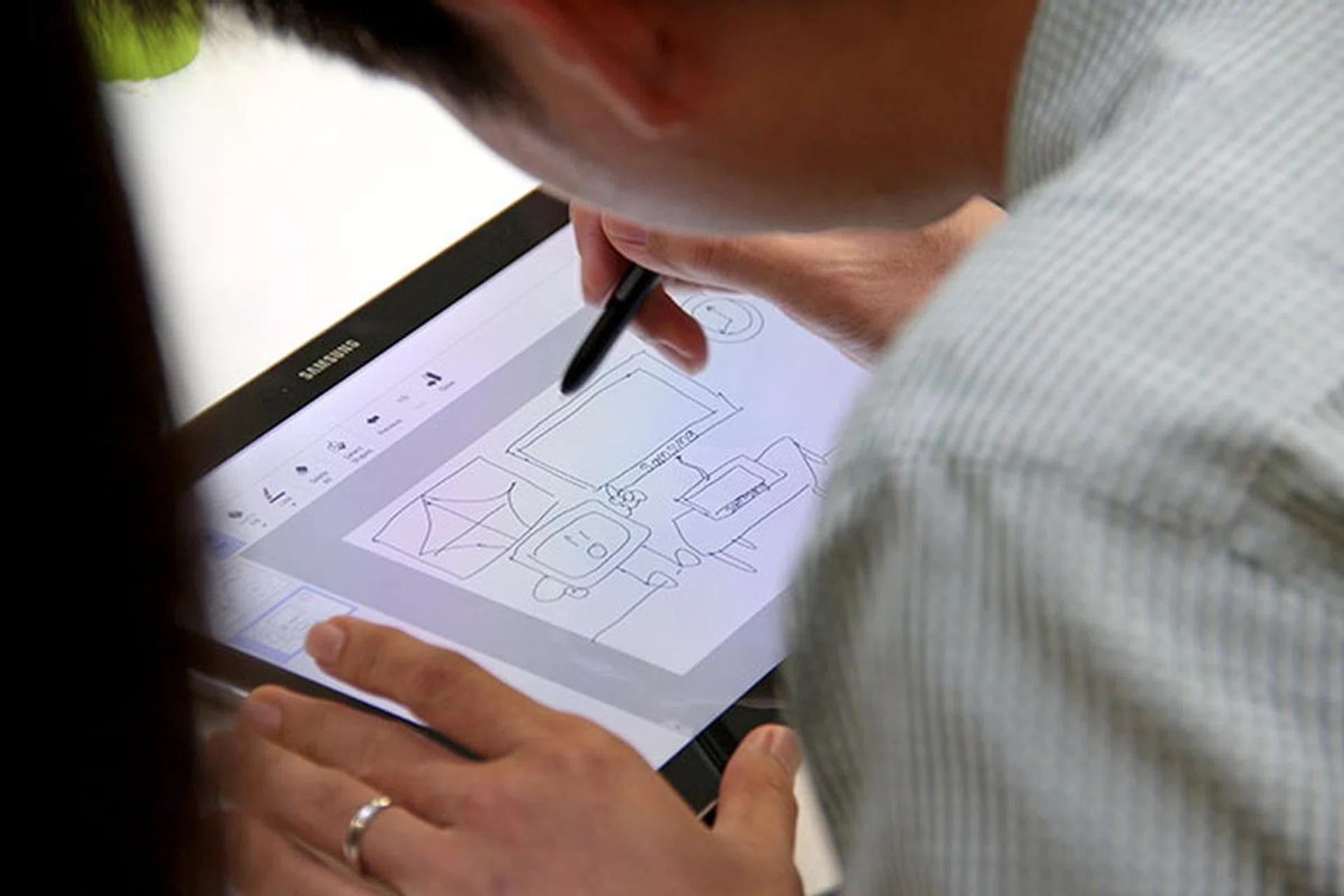 Some decided to draw.