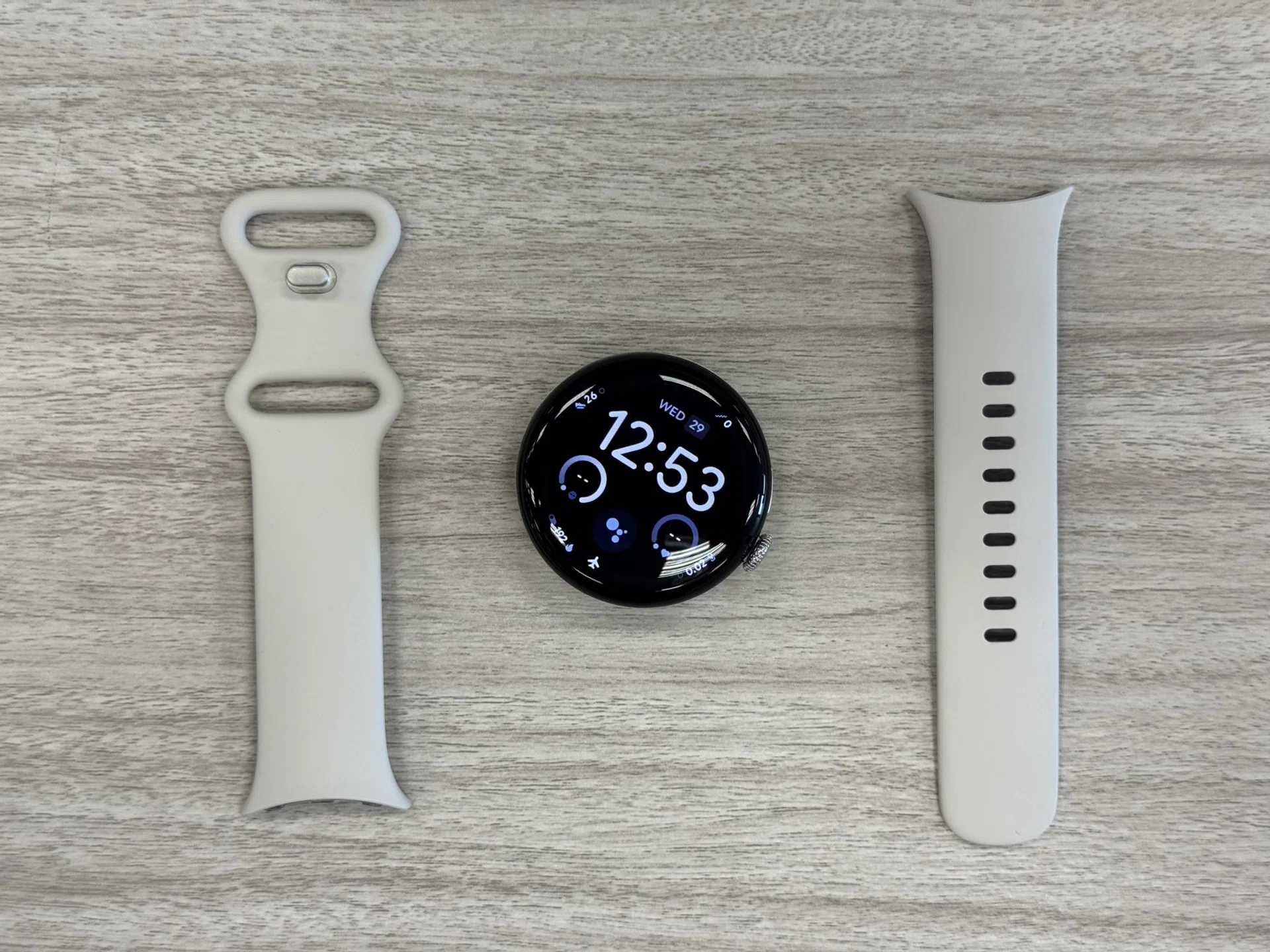 The Google Pixel Watch 4 straps