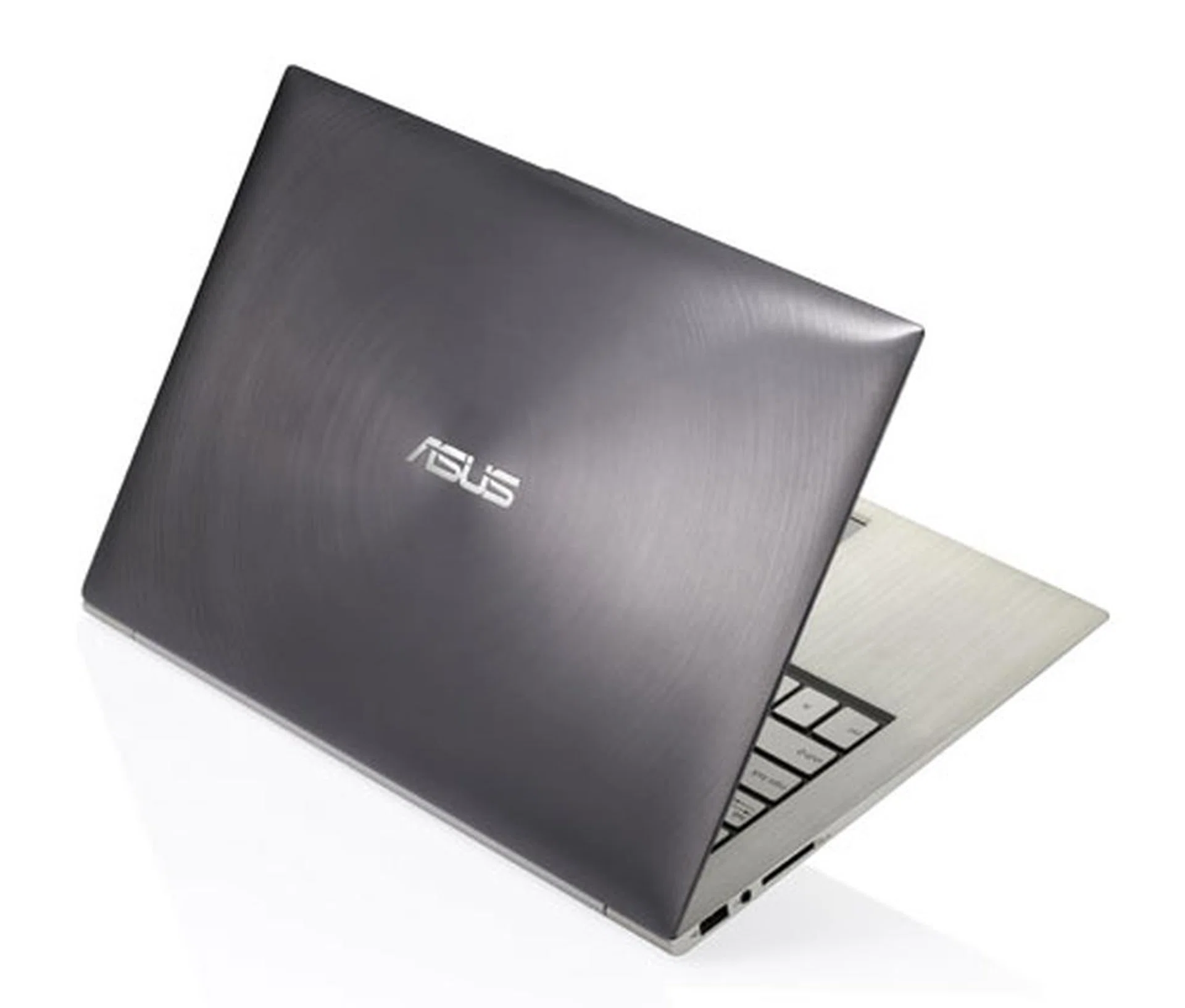 The Asus Zenbook UX31 has a unique "spun" aluminum look that we've not seen elsewhere in the market.