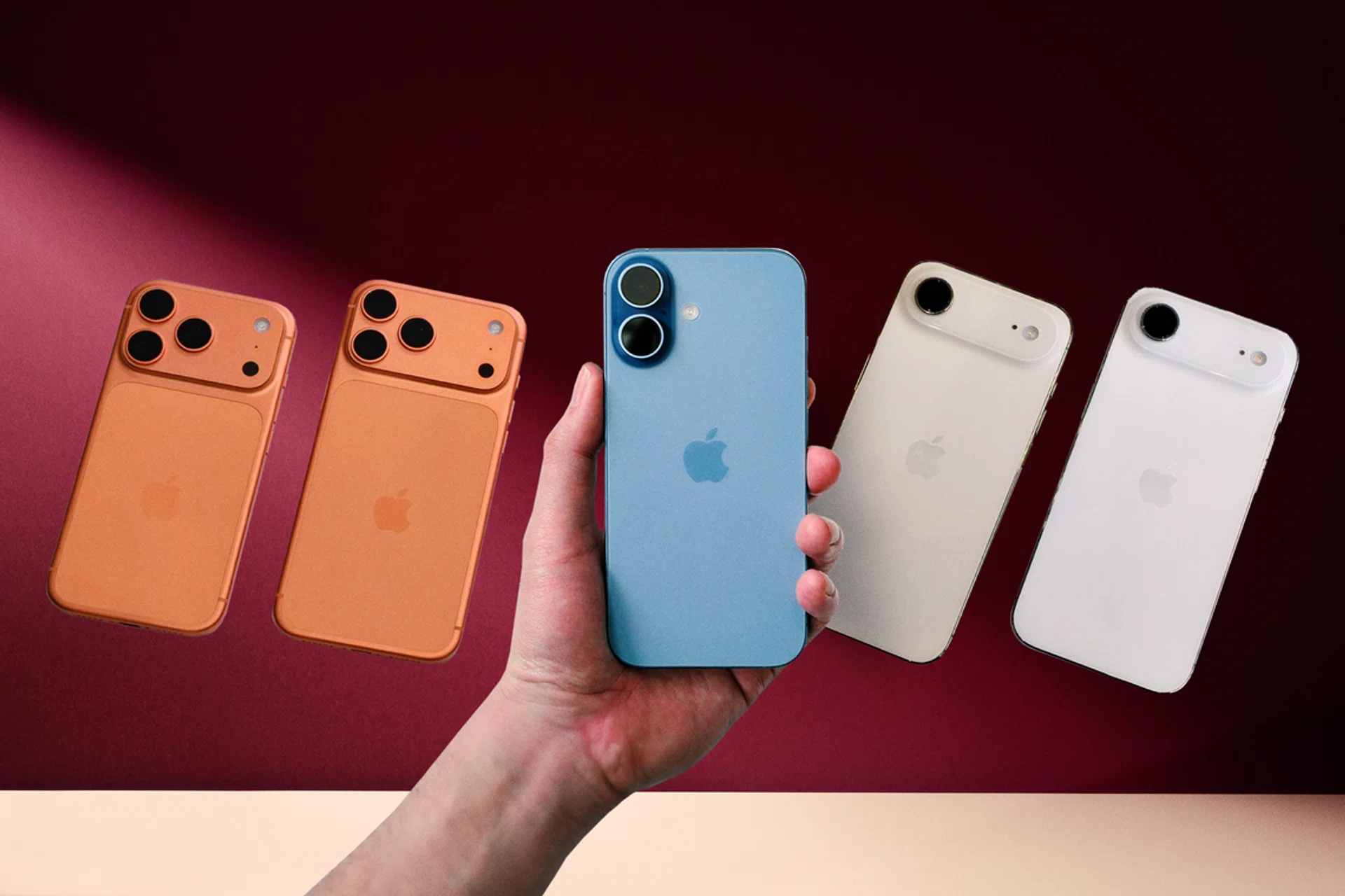 The Apple iPhone 17 series and iPhone Air.