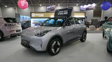 The Proton e.MAS 5 is one of the EVs on show.