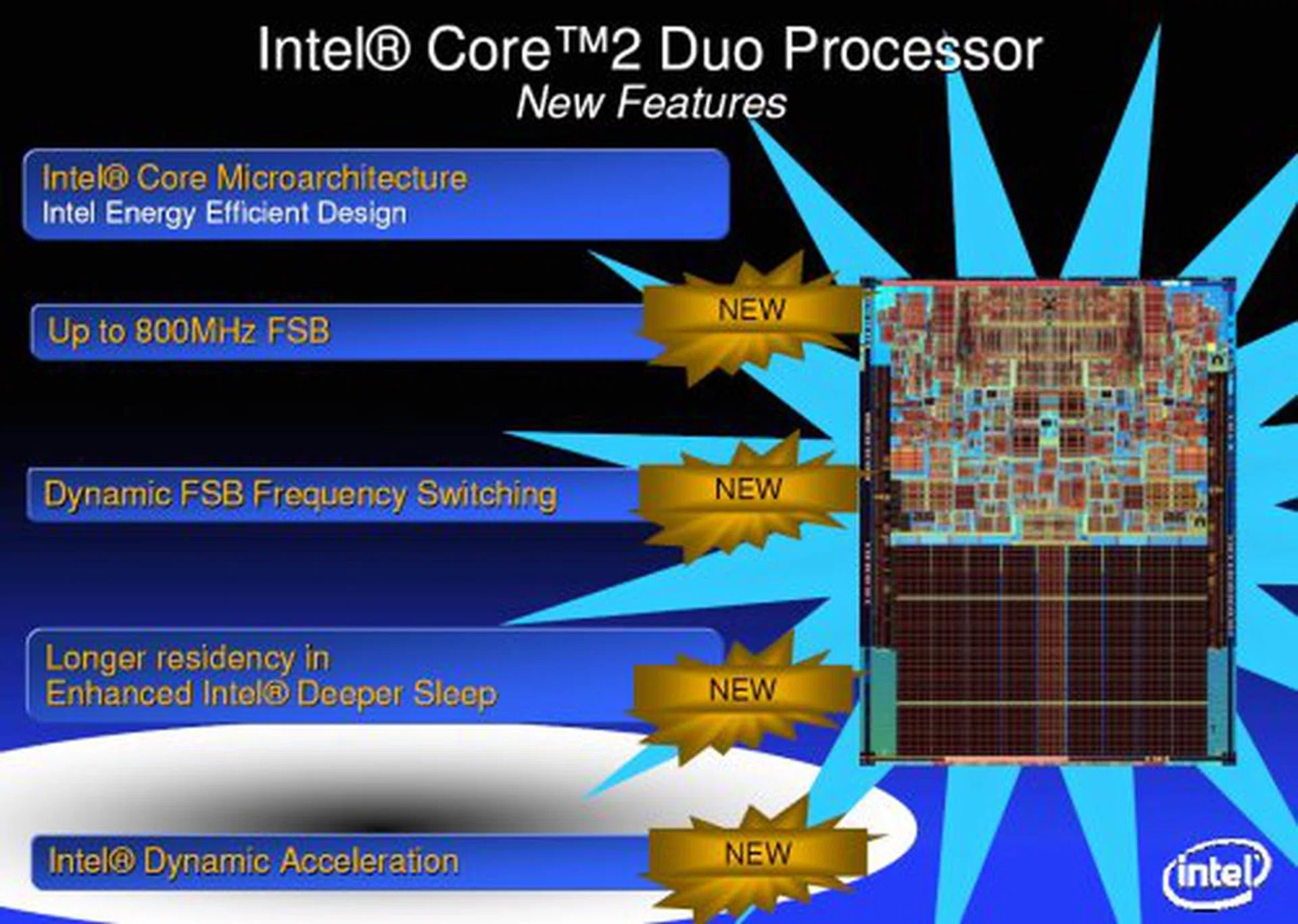 Merom it still is called, but now with four added fun filled features.