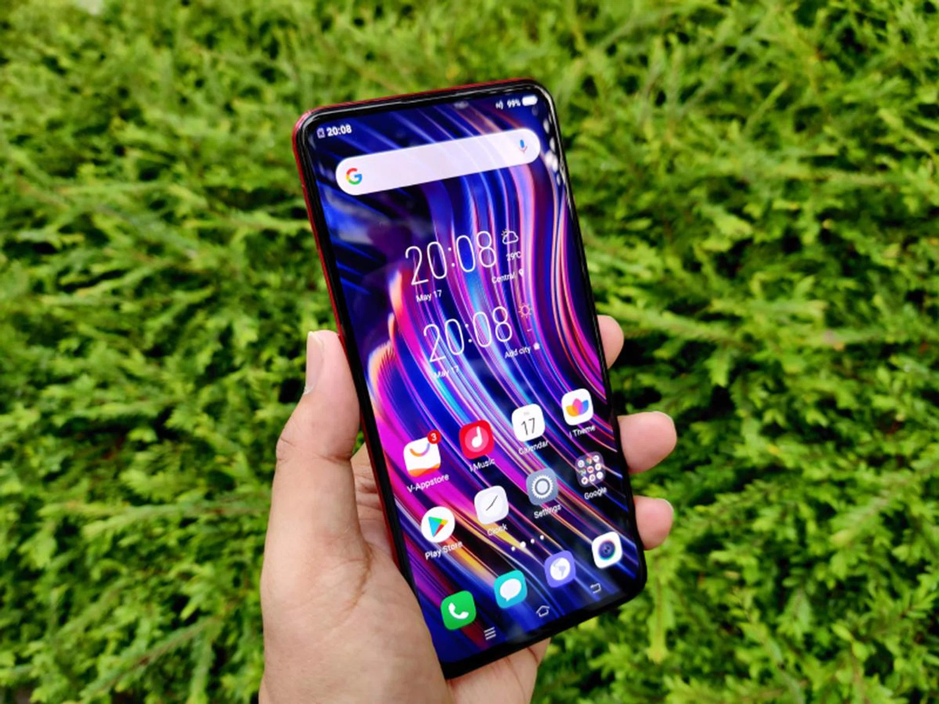 The in-display fingerprint reader isn't as fast as the best in the business but it works well enough.