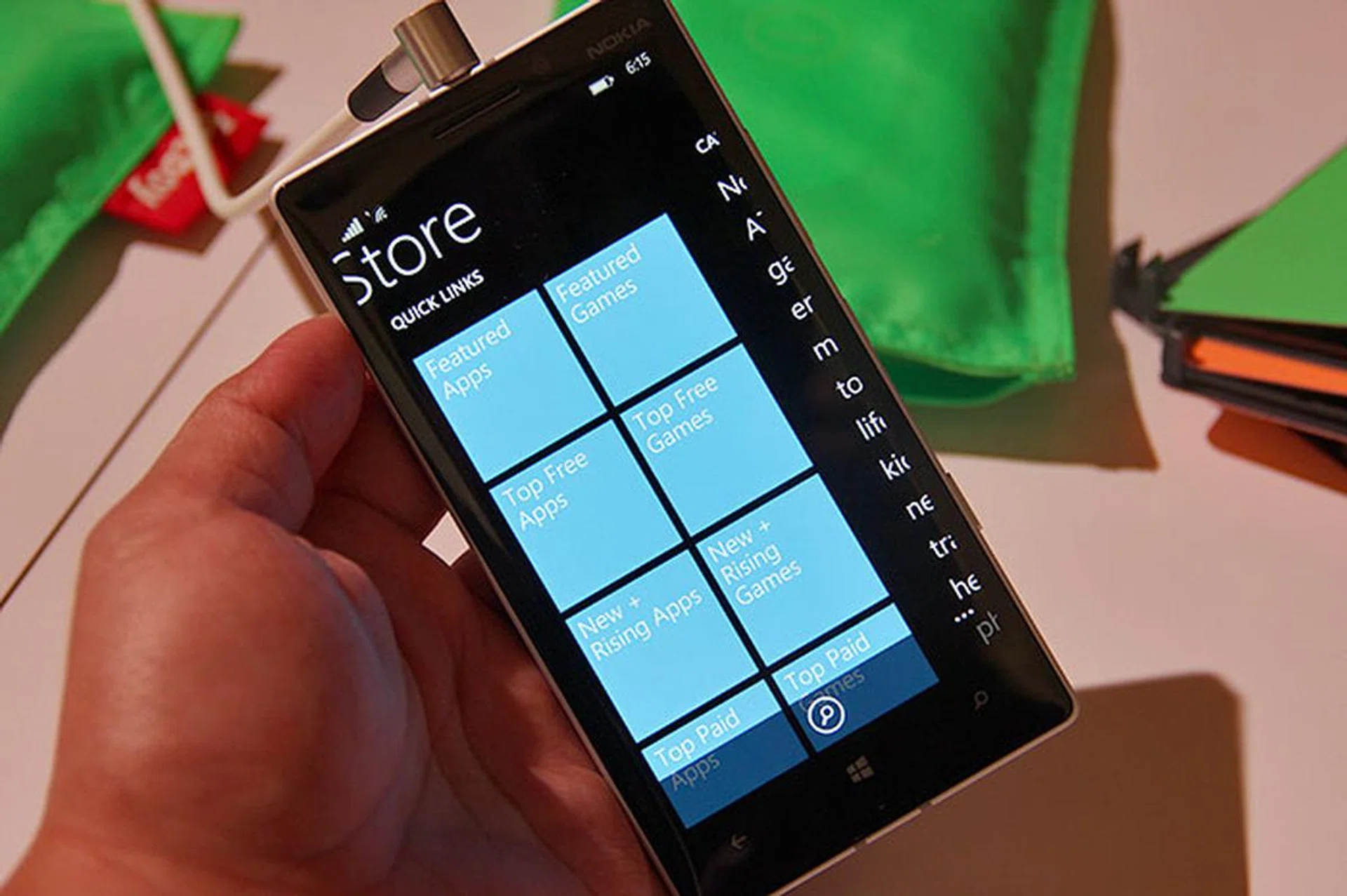 Quick Links bring you to apps and games that top the charts in an instant.