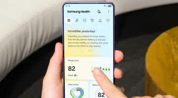 Samsung Health app.